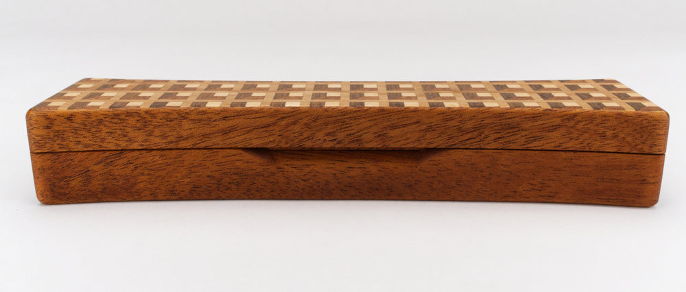 
                  
                    Mahogany Marquetry Dice Box
                  
                