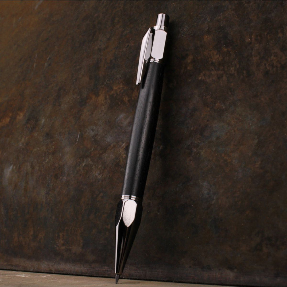 Gaboon Ebony wood 2mm mechanical pencil by Forsaken Forest Gaming.