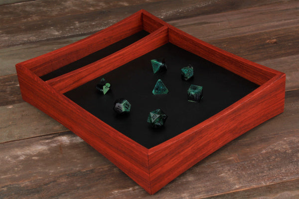 Store Padauk Dice Tray