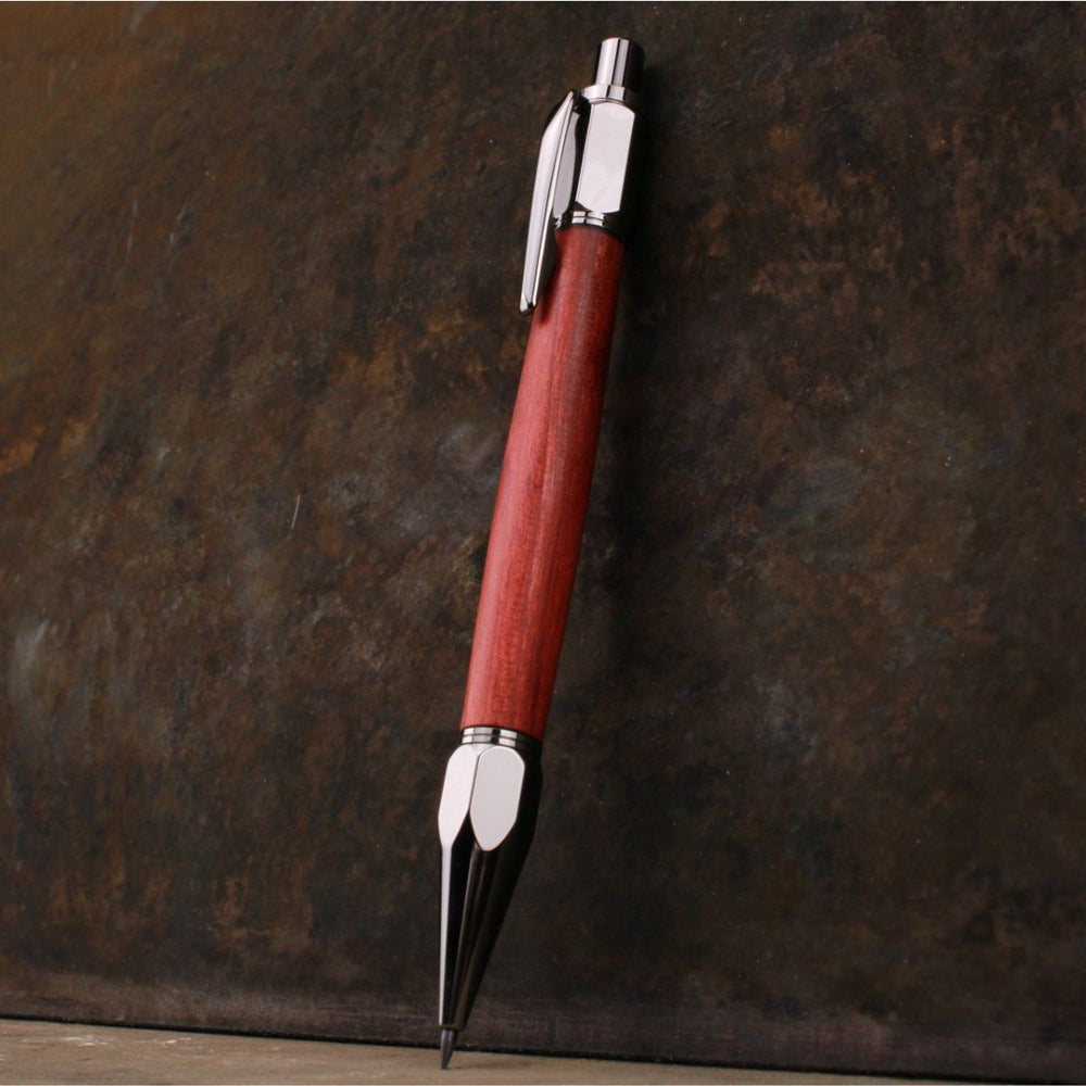 Redheart wood 2mm mechanical pencil by Forsaken Forest Gaming.